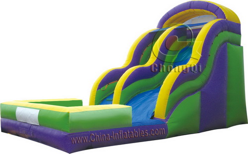 hot inflatable water slide